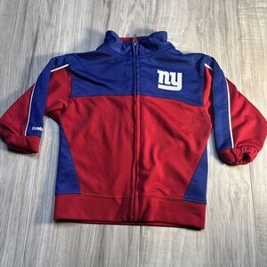 NY Giants Reebok Zip Up Sweatshirt For Baby Size 18 Months